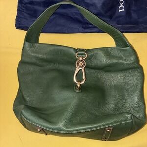 Dooney & Bourke Forest Green Leather Satchel